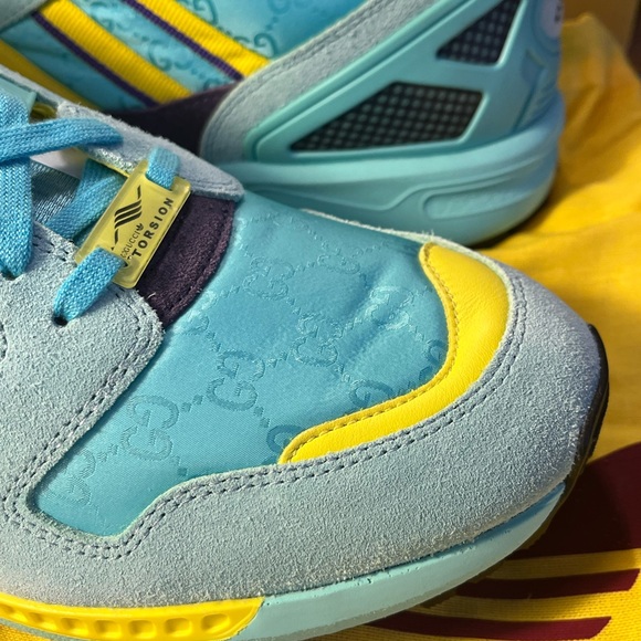 Authentic Gucci X Adidas Women ZX8000 sneakers size 10 UK / 11.5 US - Picture 13 of 14